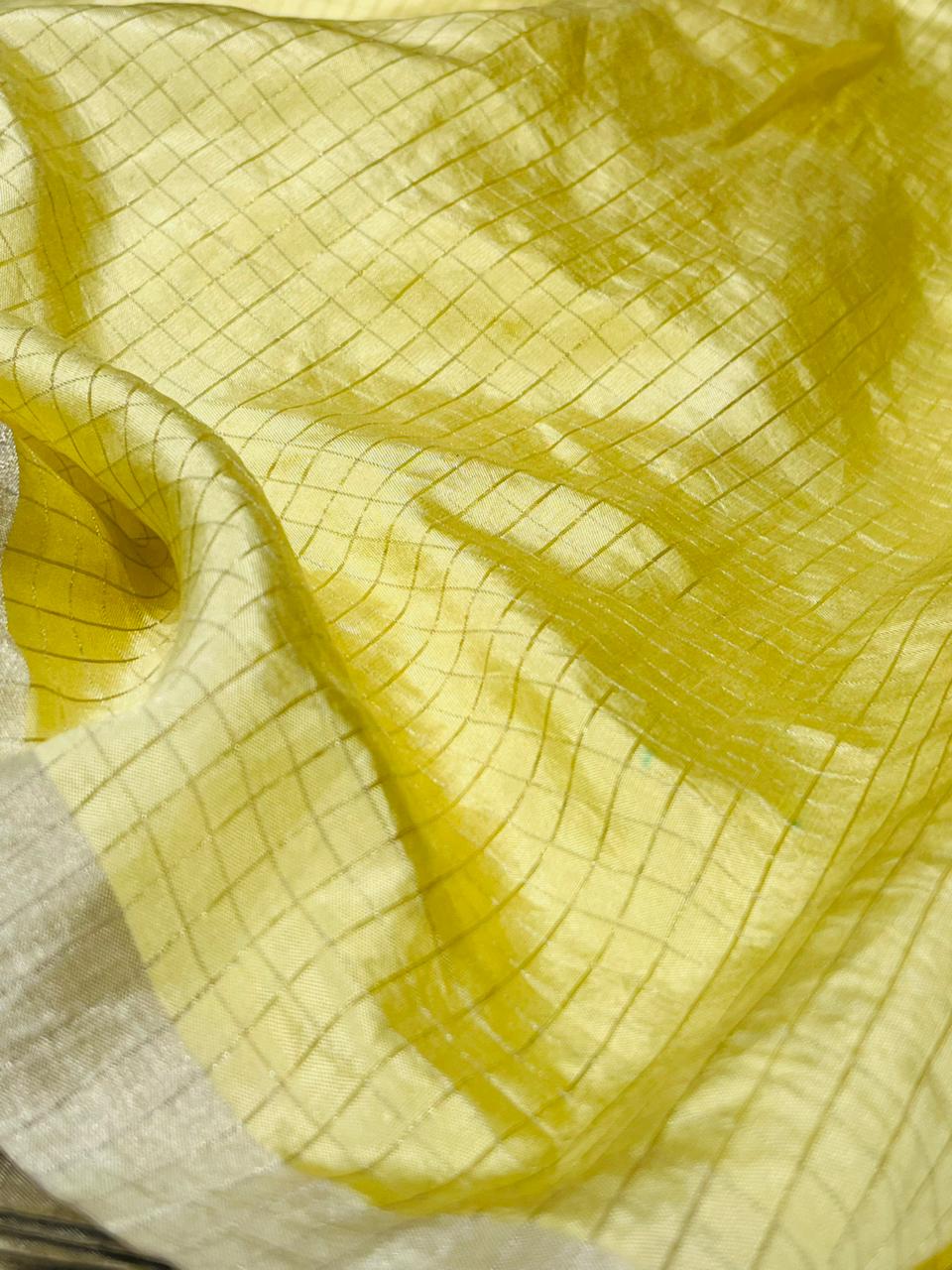 K.R KASAT - Yellow Checks Material